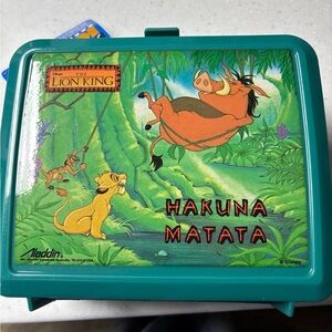 Disney Teal Lion King Hakuna Matata Kids Lunchbox